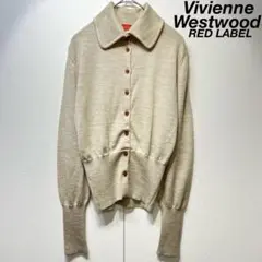 希少 ヴィヴィアンウエストウッドレッドレーベル 上質 ウール 変形 カーディガン