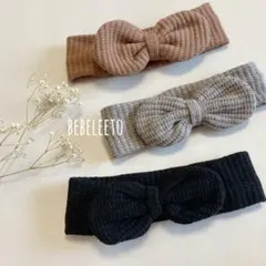 ワッフル丸ベビーヘアバンド