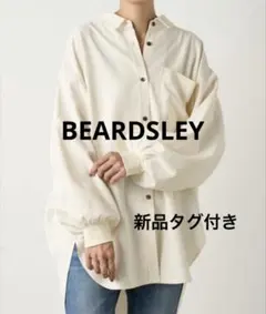 BEARDSLEY ビアズリー 総柄ブラウス 白紺 Free 日本製 - メルカリ