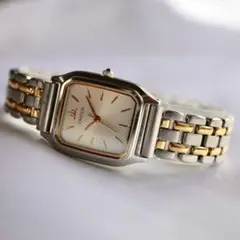 SEIKO クレドール シルバー×ゴールド レディース腕時計 1406のサムネイル