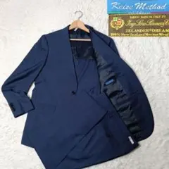 極美品◆Keise Method×Loropiana セットアップ ネイビーのサムネイル