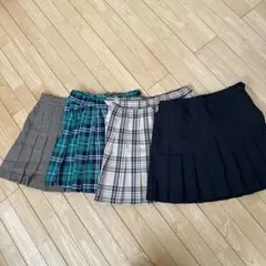 4点セット　プリーツミニスカート