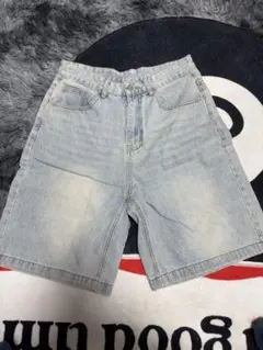 ZARA風ライトブルー デニム ショートパンツ ジョーツのサムネイル