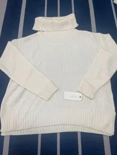 chocol raffine robe オフタートルニットプルオーバー　ニット
