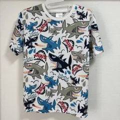 USJ ユニバーサルスタジオジャパン ジョーズ 総柄 Tシャツ Mサイズ