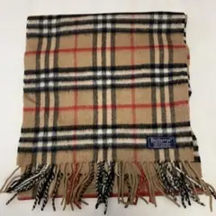 Burberry's カシミヤ チェックマフラー
