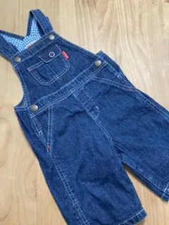 デニム ロンパース