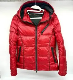 ハイダウェイニコル HIDEAWAYS NICOLE ダウンジャケット レッド