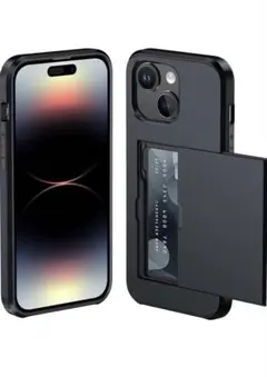 値下げ！iPhone15ケース　カード収納スライド式のサムネイル