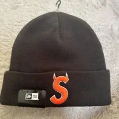 NEW ERA Supreme ニット帽・ビーニー 黒 week5