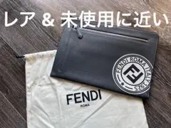 【☆美品☆】 Fendi(フェンディ) ロゴ スタンプ クラッチバック