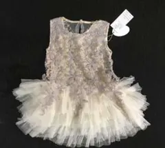 チュールドレス 女の子 発表会　100センチ