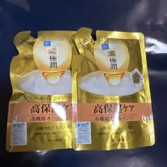 ロート製薬　肌ラボ 濃極潤オールインワン パーフェクトゲル 80g×2個 詰替用のサムネイル