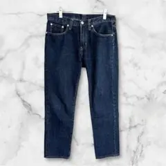 【GU】ダークブルーストレートデニム 定番カジュアル 31サイズ