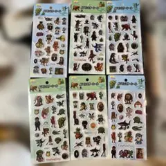 イタリアンブレインロット風　シール　6種類　AIモンスター　ぷくぷくシール