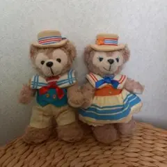 ダッフィー＆シェリーメイ ぬいぐるみバッジ