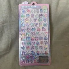☁*️様 【正規品】ボンボンドロップシール ひらがな レインボー
