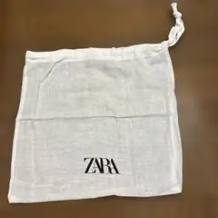 ZARA 巾着袋 ホワイト