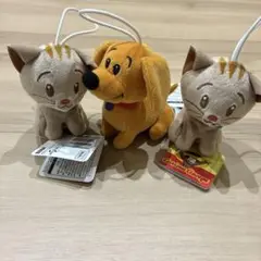 おさるのジョージ　マスコット　ハンドリー　ニョッキ　3個セット