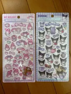 【正規品】クロミ&マイメロディーボンボンドロップシールセット