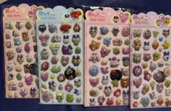 たまごっち きゅん〜POP SEAL ぷくぷくシール　ポップシール　4枚セット