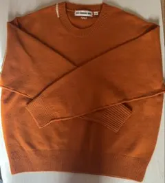 ANYA HINDMARCH オレンジ ニットセーター L