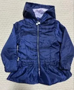 ネイビー フード付きジャケット