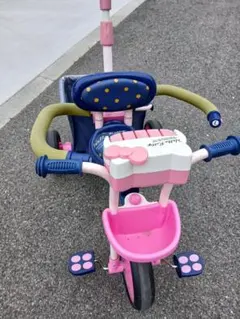 HelloKitty ハローキティ 三輪車 ピンク・ネイビーのサムネイル
