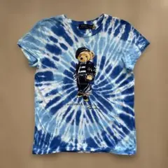 ★即完売品★【ラルフローレン】XS ベレー Polo ベア スパイラルタイダイT