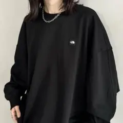 韓国限定！ノースフェイス ルーズフィット スウェット 2XL ブラック