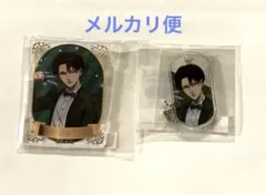 進撃の巨人 eurekaくじ マジシャン リヴァイ アクリルバッジ 2個セット 