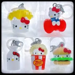 ハローキティ アメリカンデザインめじるしアクセサリー ガチャ 5種 フルコンプ