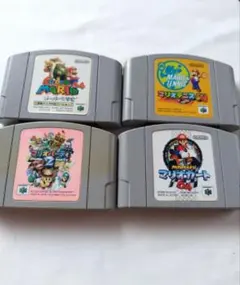 Nintendo64ゲームソフト　マリオ系4個