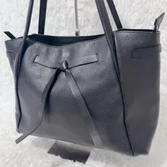 極美品✨ニナリッチ ヴィーナス リボン トートバッグ ビジネス 肩掛け ブラックのサムネイル