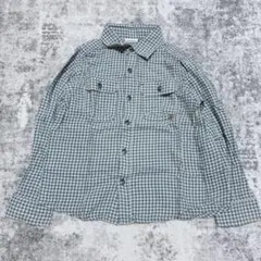 n.o.u キッズ トップス 長袖 チェックシャツ ギンガム　120