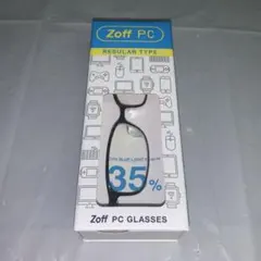 Zoff スクエア型 PCメガネ （ブルーライトカット率約35%）