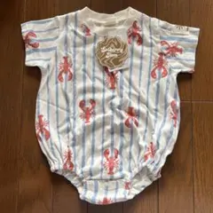 Solberry Jam ロブスター柄ロンパース 80cm
