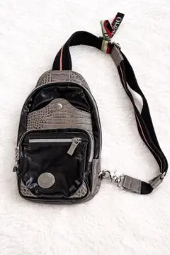 Orobianco ボディバッグ イタリア製 クロコ型押し