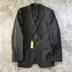 未使用 定価46000円【コムサメン】（M）ジャケット ブラック ストライプ