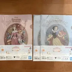 一番くじ ディズニー クリアファイル 3枚セット ステッカー