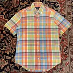90's Ralph Lauren マドラスチェック柄 CUSTOM FIT Lのサムネイル