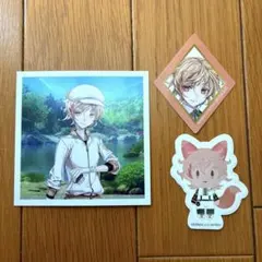 物吉貞宗　ましコレ　きつね装備　オーロラステッカー