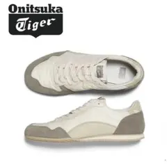 オニツカタイガー 美品 デレンティ 1183B874 レザー スエード 25cm 