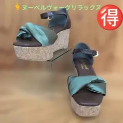 ヌーベルヴォーグリラックス　ウェッジソール サンダル 　Mサイズのサムネイル
