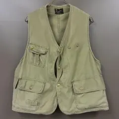 vintage 50s アメリカンフィールド ハンティングベスト ハーフムーン