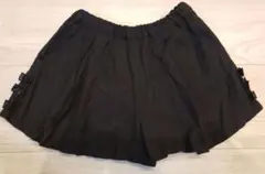 nino ニノ リボンショートパンツ 黒 【110】