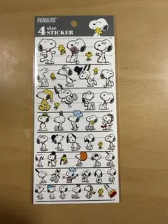 新品　正規品　スヌーピー　4サイズステッカー