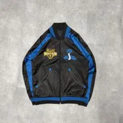 【希少】adidas スカジャン リバーシブル 刺繍 虎 蛇 ストリート S