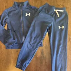 アンダーアーマー　ジャージ上下セット ネイビー