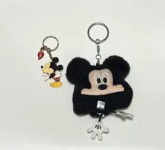 ミッキーマウス キーホルダー ぬいぐるみ